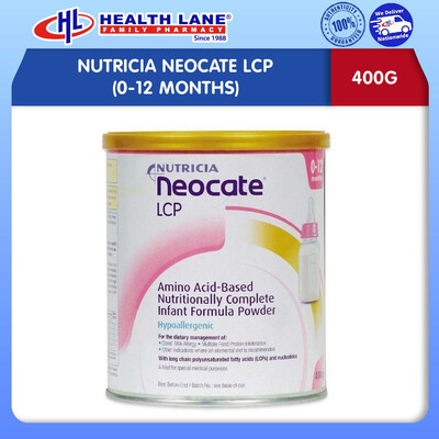 NUTRICIA NEOCATE LCP 400G (0-12 MONTHS)